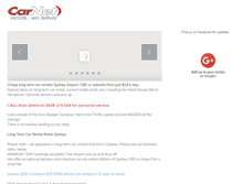 Tablet Screenshot of carnetrentals.com.au